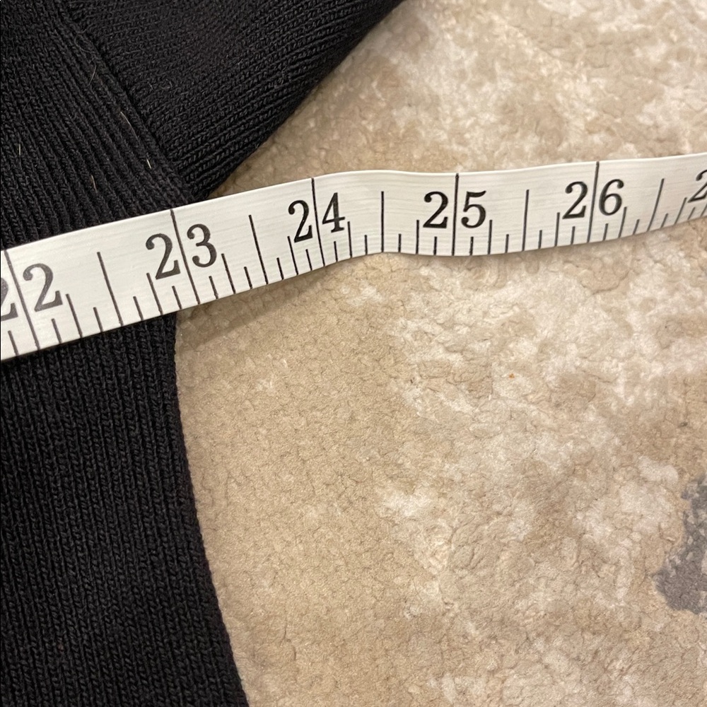 ANTHROPOLOGIE Women's TwoFer cutout layered black and white sweater M - Picture 6 of 13